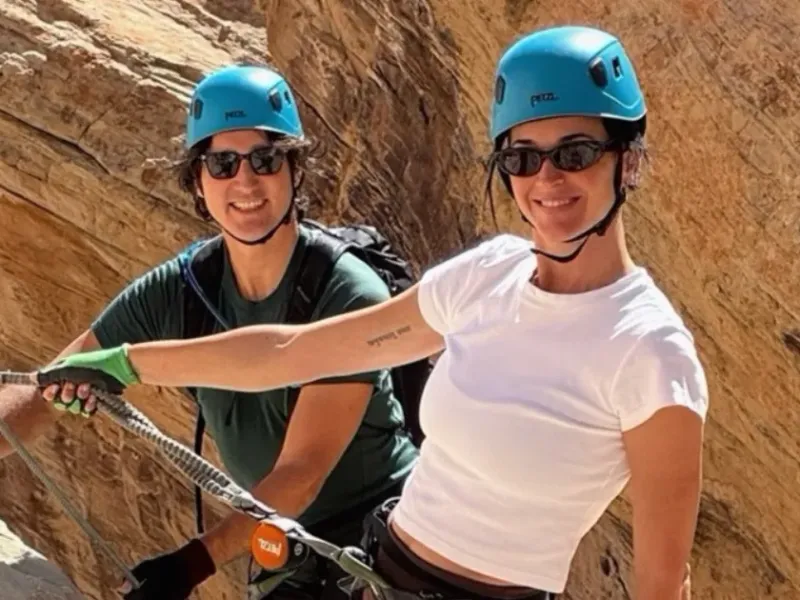 Katy Perry dan Justin Trudeau Panjat Tebing