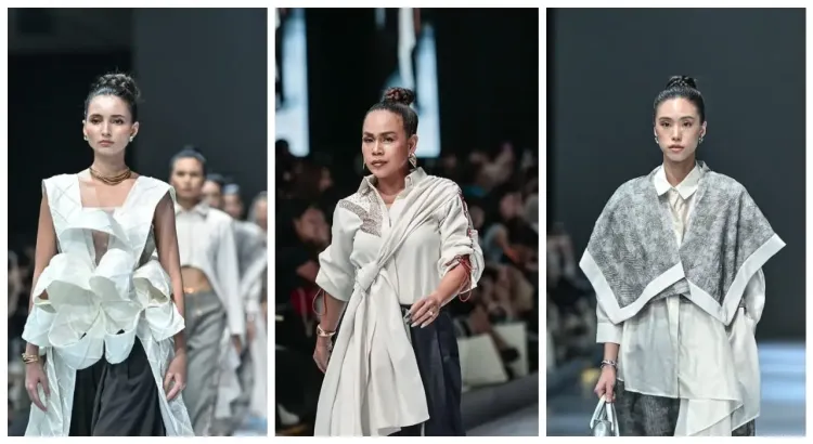 Koleksi SHE Debora Mettu dalam Jakarta Fashion Week 2027