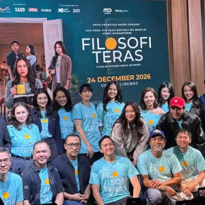 Konferensi pers film Filosofi Teras