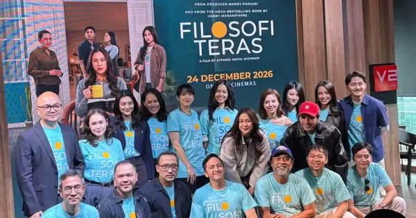 Konferensi pers film Filosofi Teras Konferensi pers film Filosofi Teras