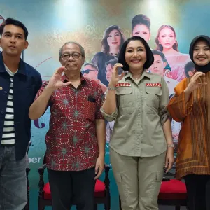 Konferensi pers Konser Amal Simfoni Selalu ADA Harapan