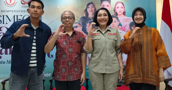 Konferensi pers Konser Amal Simfoni Selalu ADA Harapan Konferensi pers Konser Amal Simfoni Selalu ADA Harapan