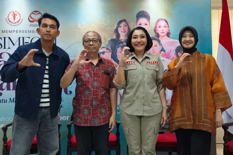 Konferensi pers Konser Amal Simfoni Selalu ADA Harapan
