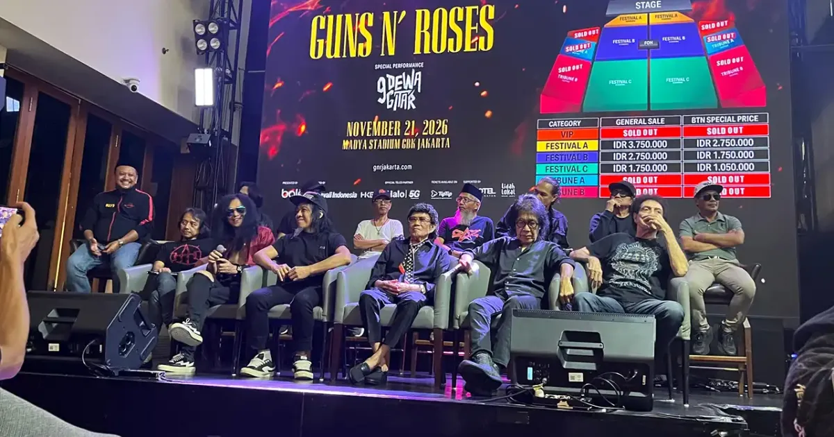 Konferensi Pers Konser Guns N Roses