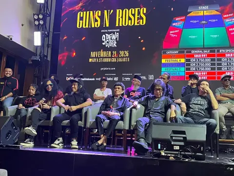 Konferensi Pers Konser Guns N Roses