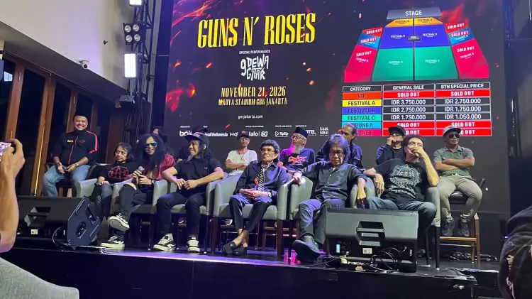 Konferensi Pers Konser Guns N Roses