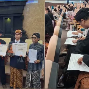 Lomba menulis aksara jawa