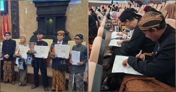 Lomba menulis aksara jawa