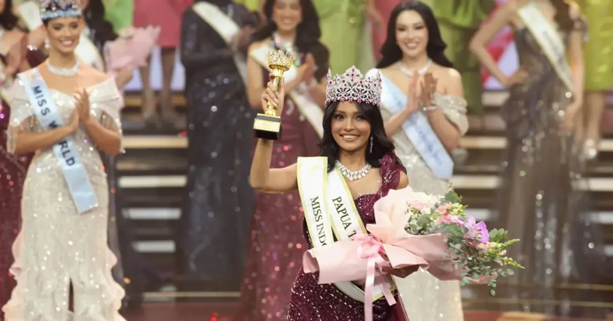 Miss Indonesia 2026 Alda Callista Putri Setiawan usai momen penyematan mahkota_Foto Istimewa