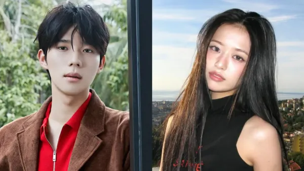 Moon Sang Min dan Ahn Yujin IVE