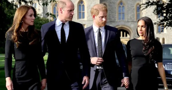 Pangeran Harry & Meghan dan Pangeran William & Kate