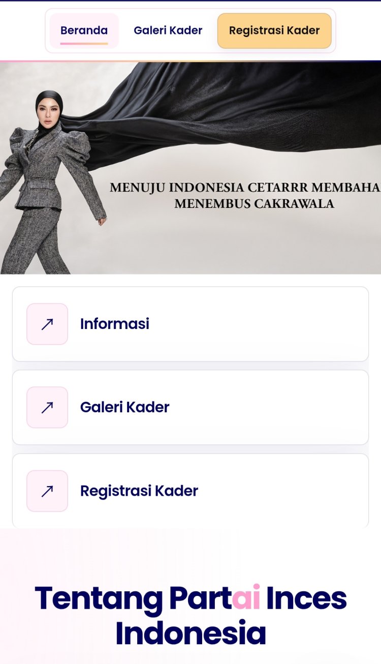 Website resmi PII. Foto: Dok. tangkapan layar web