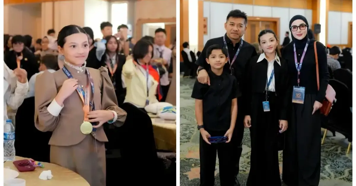 Penampilan Arsy Hermansyah saat ikut dalam Global Millennial Model United Nations ke-22