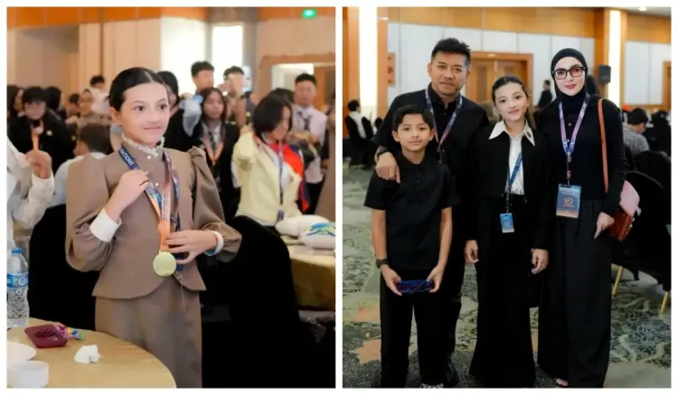 Penampilan Arsy Hermansyah saat ikut dalam Global Millennial Model United Nations ke-22