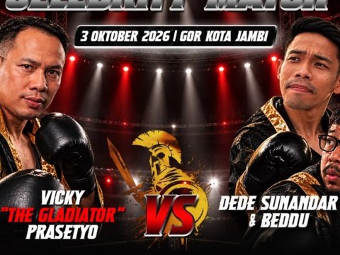 Poster Celebrity Match Kapolda Fighter Match 2026