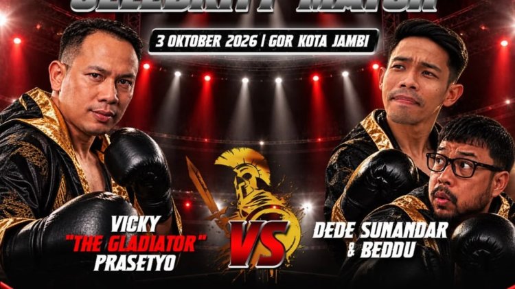 Poster Celebrity Match Kapolda Fighter Match 2026