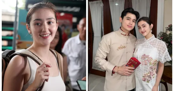 Ranty Maria bersama suami Rayn Wijaya Ranty Maria bersama suami Rayn Wijaya