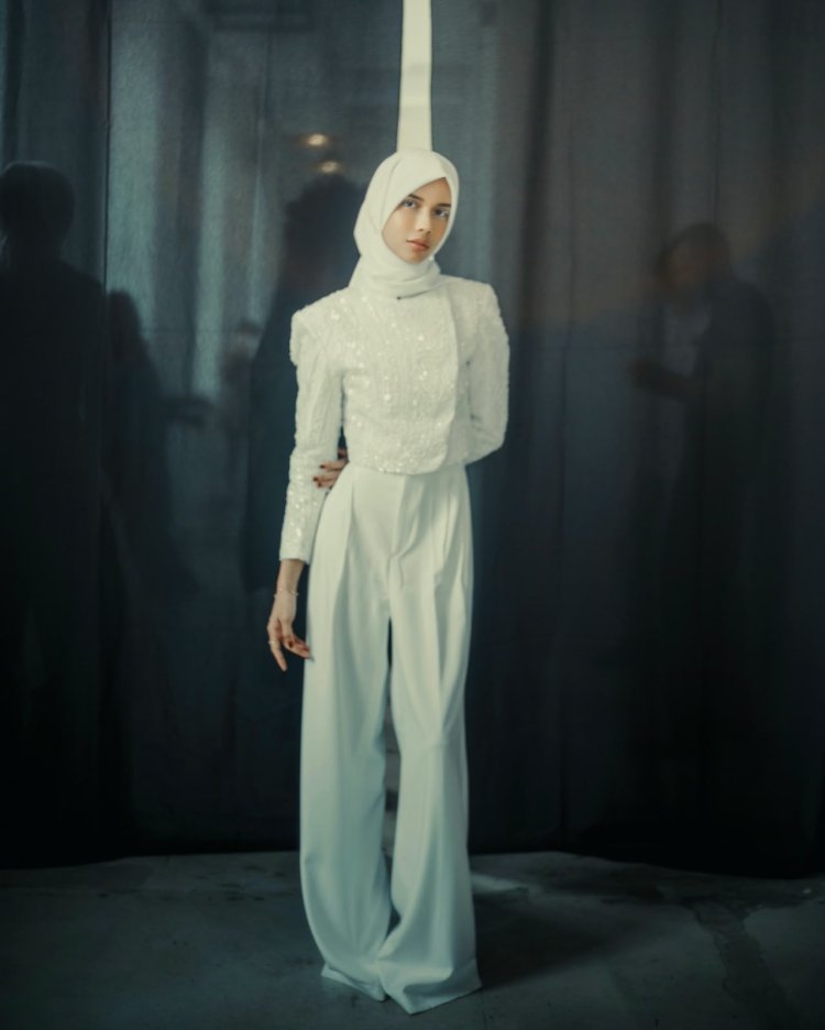 Sabrina Chairunnisa NYFW 2026 Gaya Sabrina Chairunnisa jadi muse Modest Now. Foto: Dok. Instagram @sabrinachairunnisa_