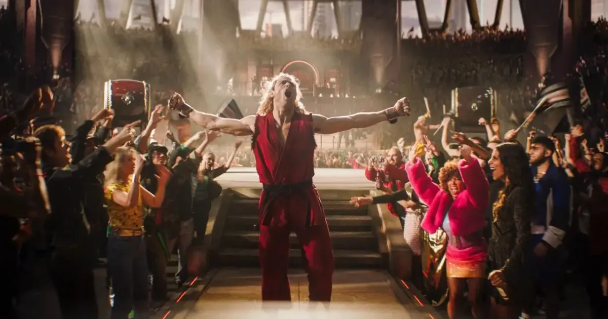 Salah satu adegan Ryu Andrew Koji dalam film Street Fighter