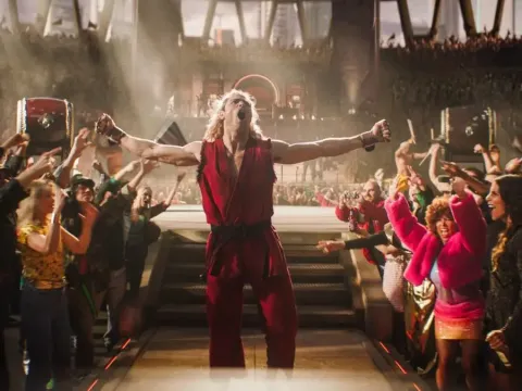 Salah satu adegan Ryu Andrew Koji dalam film Street Fighter