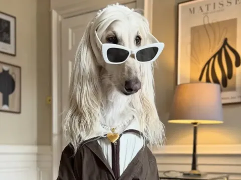 Samantha Afghan Hound