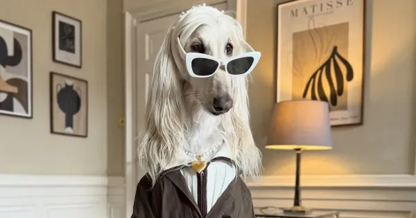 Samantha Afghan Hound