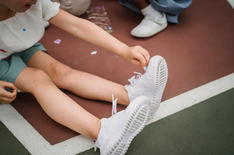 Sepatu mempengaruhi kenyamanan anak saat beraktivitas