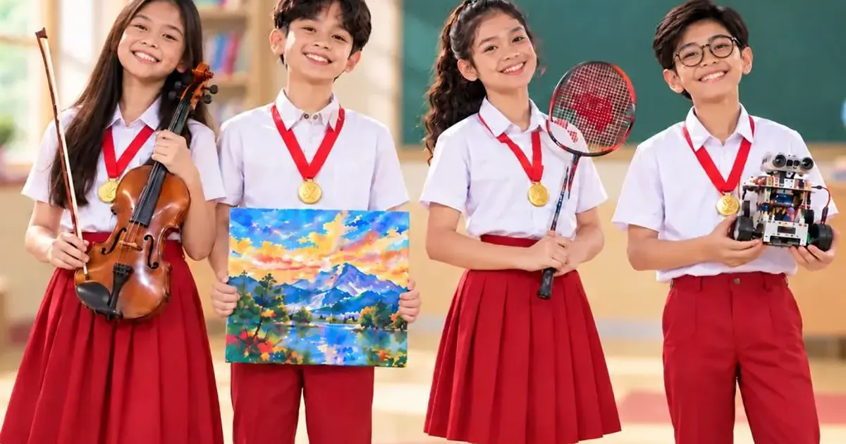 Setiap anak memiliki bakat dan potensi yang berbeda