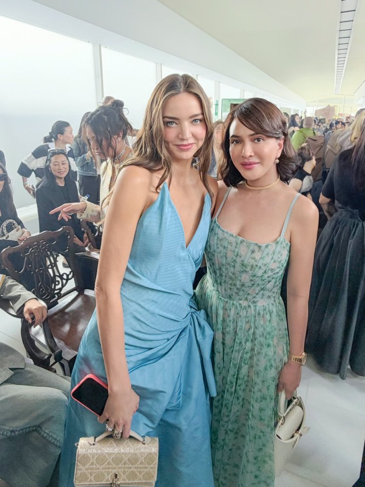 Shandy Aulia dan Miranda Kerr. Foto: Instagram @shandyaulia