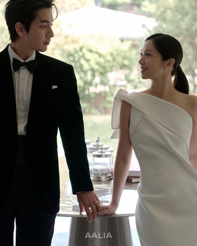 Song Ji Ho dan Kim Sori (2) Song Ji Ho dan Kim Sori akan menikah. Foto: Dok. Instagram @aalia_official_