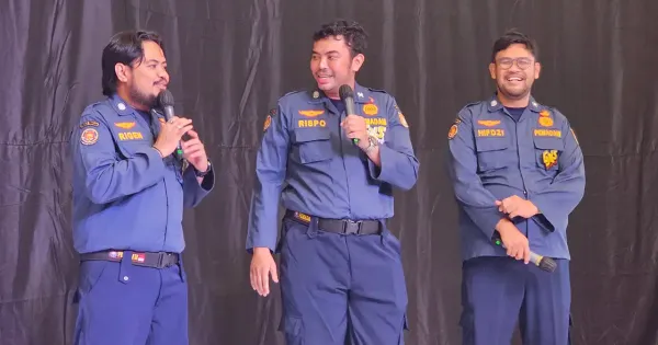 Trio GJLS saat rilis film