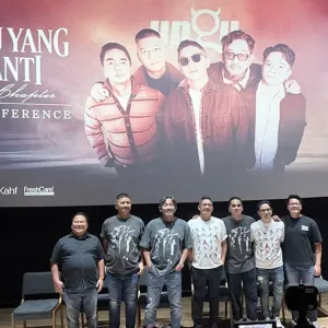 Ungu dalam konferensi pers jelang konser 30 tahun