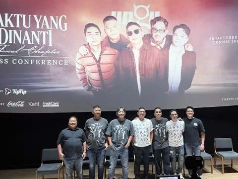 Ungu dalam konferensi pers jelang konser 30 tahun