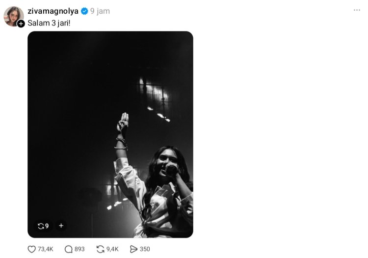 Ziva Magnolya Tiga Jari Ziva Magnolya Tiga Jari